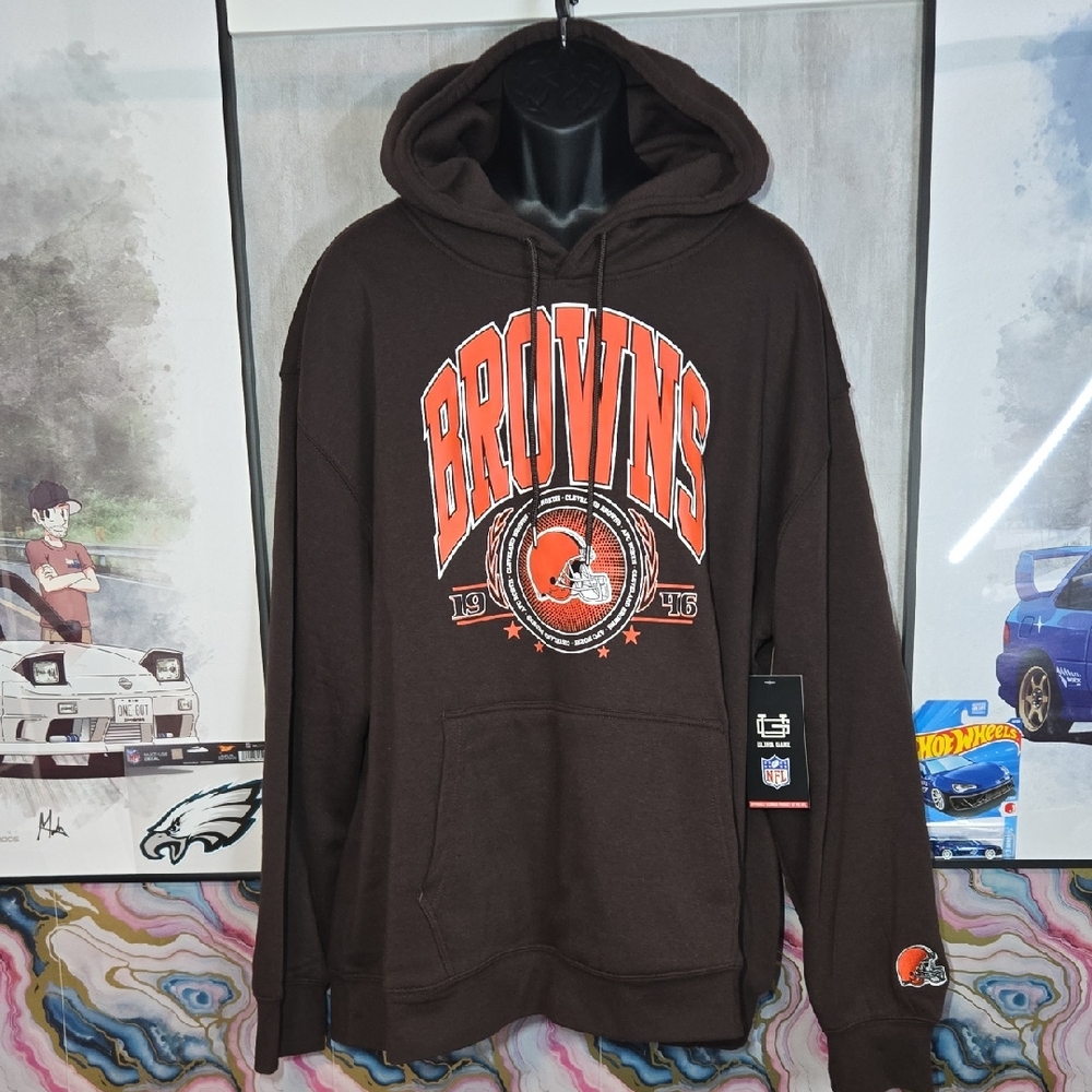2XL Cleaveland Browns NFL Football Game Day Pullover Hoodie